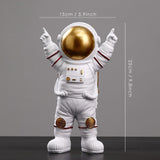 Qfdian Spaceman Figurines Sculpture