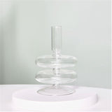 Qfdian Danish Pastel Taper Candle Holder