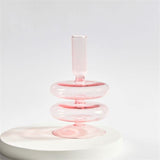 Qfdian Danish Pastel Taper Candle Holder