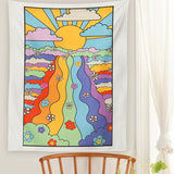 Qfdian Rainbow River Tapestry