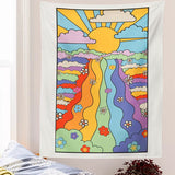 Qfdian Rainbow River Tapestry