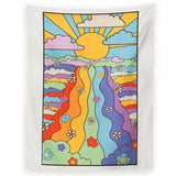Qfdian Rainbow River Tapestry