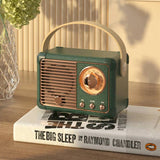 Qfdian Retro Radio Bluetooth Speaker