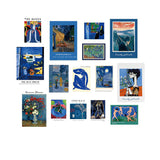 Qfdian Art Hoe Poster Card Pack