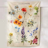Qfdian Wildflowers Tapestry