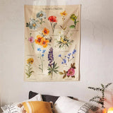 Qfdian Wildflowers Tapestry