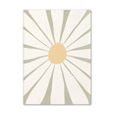 Qfdian Sage Green Flowers Canvas Posters