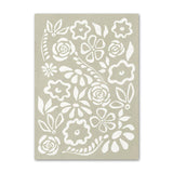 Qfdian Sage Green Flowers Canvas Posters