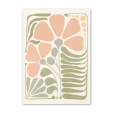 Qfdian Sage Green Flowers Canvas Posters