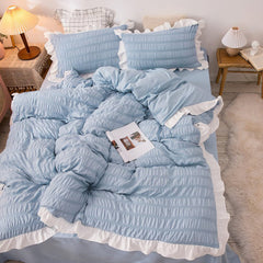 Qfdian Ribbed Softie Bedding Set