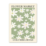Qfdian Flower Market Canvas Posters