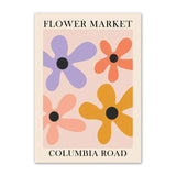 Qfdian Flower Market Canvas Posters