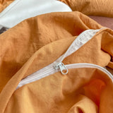 Qfdian Crumpled Sheets Bedding Set