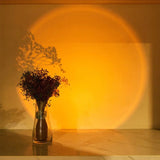 Qfdian Sticky Spot Sunset Projector Light