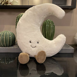 Qfdian Sun & Moon Happy Plush Cushions