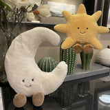 Qfdian Sun & Moon Happy Plush Cushions