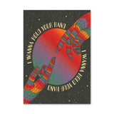 Qfdian Trippy Rainbow Vaporwave Canvas Posters