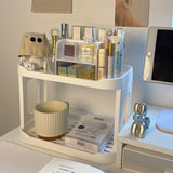 Qfdian Minimalist Two-Storey Desk Shelf