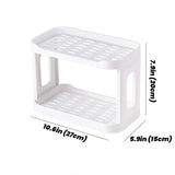 Qfdian Minimalist Two-Storey Desk Shelf