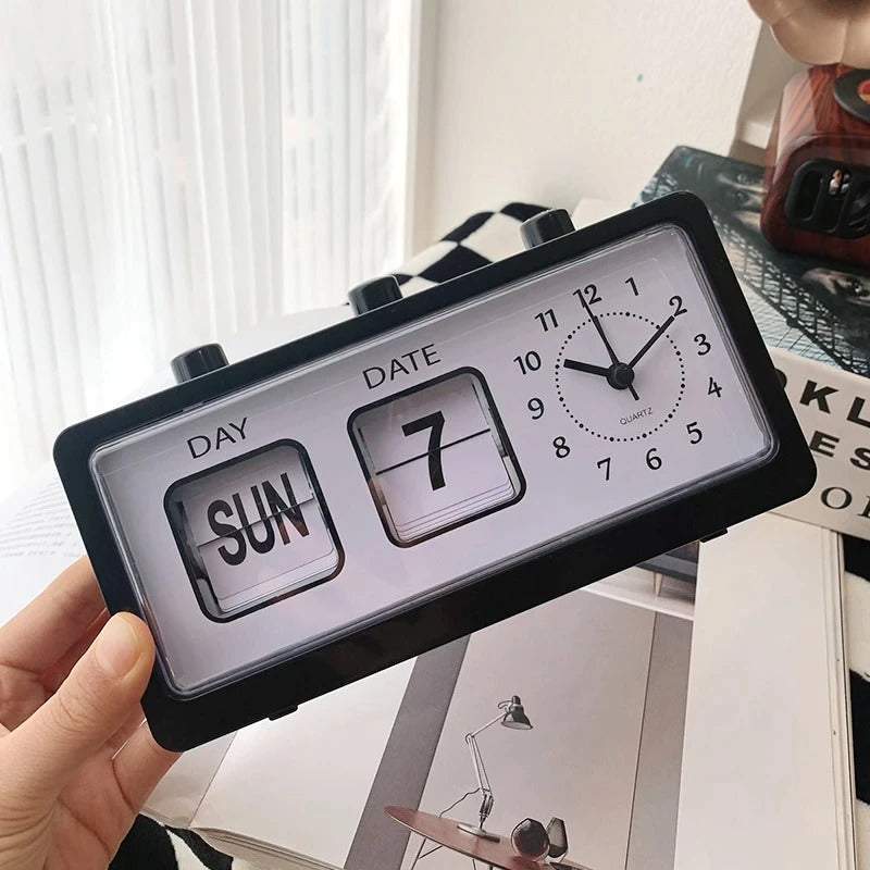 Qfdian Vintage Mechanical Flip Clock