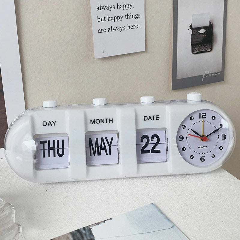 Qfdian Vintage Mechanical Flip Clock
