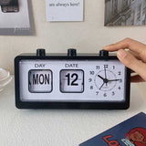Qfdian Vintage Mechanical Flip Clock