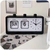 Qfdian Vintage Mechanical Flip Clock