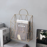 Qfdian Nordic Geometry Wall Hanging Paper Holder