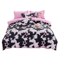 Qfdian Y2K Stars Bedding Set