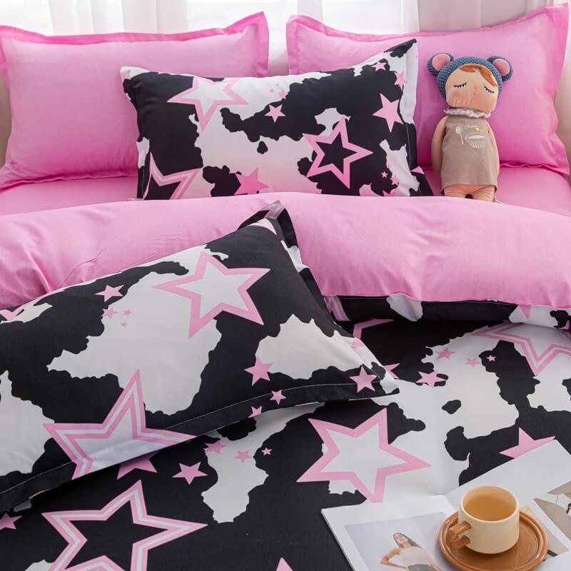 Qfdian Y2K Stars Bedding Set