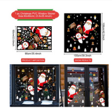 Qfdian Merry Christmas Wall Stickers Window Glass Stickers Christmas Decorations For Home  Christmas Ornaments Xmas New Year 2022