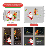Qfdian Merry Christmas Wall Stickers Window Glass Stickers Christmas Decorations For Home  Christmas Ornaments Xmas New Year 2022