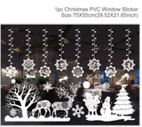 Qfdian Merry Christmas Wall Stickers Window Glass Stickers Christmas Decorations For Home  Christmas Ornaments Xmas New Year 2022