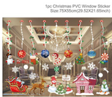 Qfdian Merry Christmas Wall Stickers Window Glass Stickers Christmas Decorations For Home  Christmas Ornaments Xmas New Year 2022