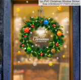 Qfdian Merry Christmas Wall Stickers Window Glass Stickers Christmas Decorations For Home  Christmas Ornaments Xmas New Year 2022