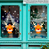 Qfdian Merry Christmas Wall Stickers Window Glass Stickers Christmas Decorations For Home  Christmas Ornaments Xmas New Year 2022
