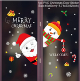 Qfdian Merry Christmas Wall Stickers Window Glass Stickers Christmas Decorations For Home  Christmas Ornaments Xmas New Year 2022