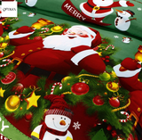 Qfdian Christmas Santa Duvet Cover Bedding Set Pillowcase Sheet Quilt Covers Bedclothes for Bedroom Decor