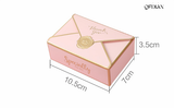Qfdian Simple Creative Gift Box Packaging Envelope Shape Wedding Gift Candy Box Favors Birthday Party Christmas Jelwery Decoration