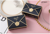 Qfdian Simple Creative Gift Box Packaging Envelope Shape Wedding Gift Candy Box Favors Birthday Party Christmas Jelwery Decoration