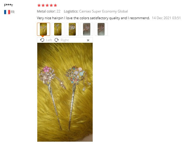 Qfdian Vintage Chinese Traditional Flower Hairpin Classic Hair Stick Elegant Women Elegant Hanfu Hair Accessories заколка для волос