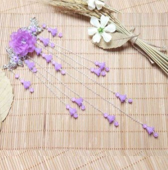 Qfdian wedding?decorations hot sale new Costume headdress hairpin of restoring hair clasp ancient classical decoration step shake tassel hanfu cos hair accessories