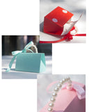 Qfdian Party gifts Party decoration hot sale new 10pcs/lot Portable Party Wedding Favor Gift Boxes Chocolate Treat Candy Gift Bag Baby Shower Birthday Party Decoration