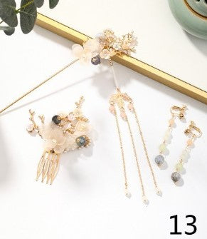 Qfdian 1set Vintage Chinese Traditional hanfu Butterfly Hairpin Classic Retro Hair Stick Fashion Women Elegant Hair Pin Accessories