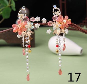 Qfdian 1set Vintage Chinese Traditional hanfu Butterfly Hairpin Classic Retro Hair Stick Fashion Women Elegant Hair Pin Accessories