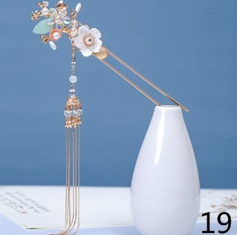 Qfdian 1set Vintage Chinese Traditional hanfu Butterfly Hairpin Classic Retro Hair Stick Fashion Women Elegant Hair Pin Accessories