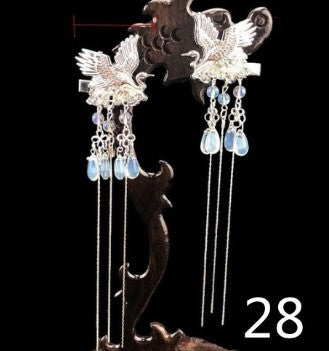 Qfdian 1set Vintage Chinese Traditional hanfu Butterfly Hairpin Classic Retro Hair Stick Fashion Women Elegant Hair Pin Accessories