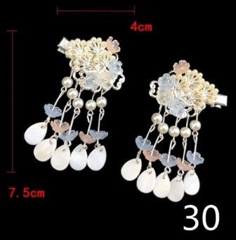 Qfdian 1set Vintage Chinese Traditional hanfu Butterfly Hairpin Classic Retro Hair Stick Fashion Women Elegant Hair Pin Accessories