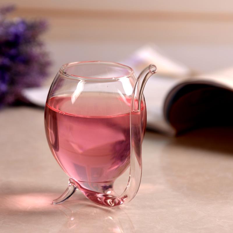 Wine Glass with Straw