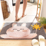 Qfdian Cozy apartment aesthetic Soft Bathroom Carpet Area Rugs Mat Water Absorbent Kitchen Carpet Floor Carpets for Living Room Home Decor Entrance Doormat